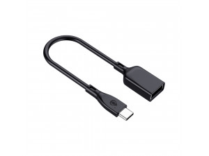 Кабел One Plus NB1233 USB F към Type-C OTG 0.15m Черен - 40159